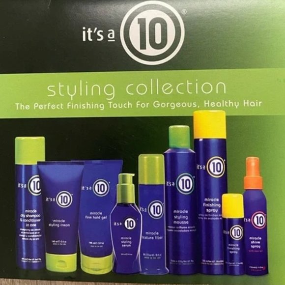 New It’s a 10 Miracle Styling Serum, Styling Cream, Firm Hold Gel x 5 - Picture 1 of 3